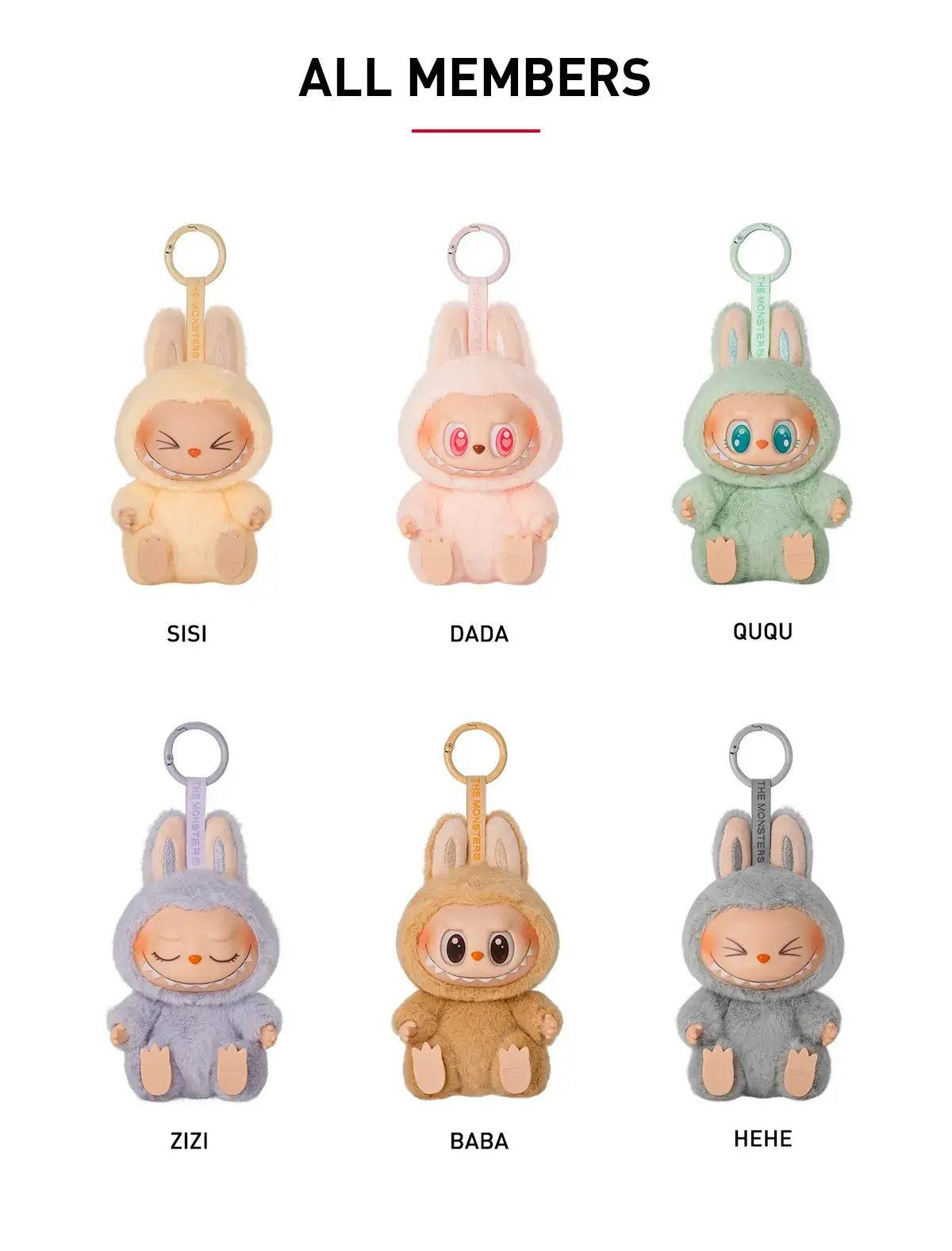 The Monsters Authentic Have a Seat Vinyl Plush Pendant Blind Box V2 (New, Sealed) 15cm | LaBuBu Dolls - LaBuBu