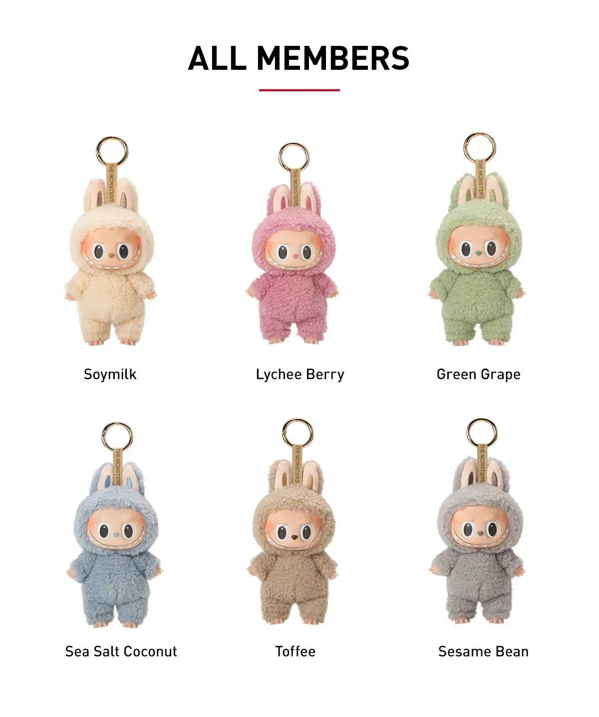 The Monsters Authentic Big into Energy Series V3 Vinyl Plush Pendant Blind Box (New, Sealed) 15cm | LaBuBu Dolls - LaBuBu