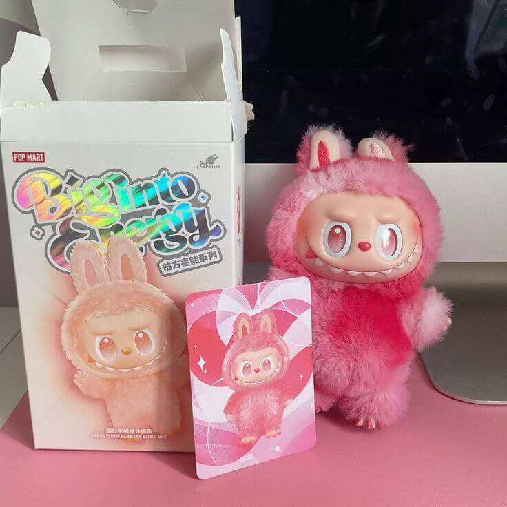 The Monsters Authentic Big into Energy Series V3 Vinyl Plush Pendant Blind Box (New, Sealed) 15cm | LaBuBu Dolls - LaBuBu