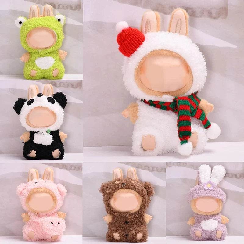 17cm Mini Plush Doll'S Clothes Outfit Accessories For Labubu Clothes Time To Chill Doll Clothes - LaBuBu