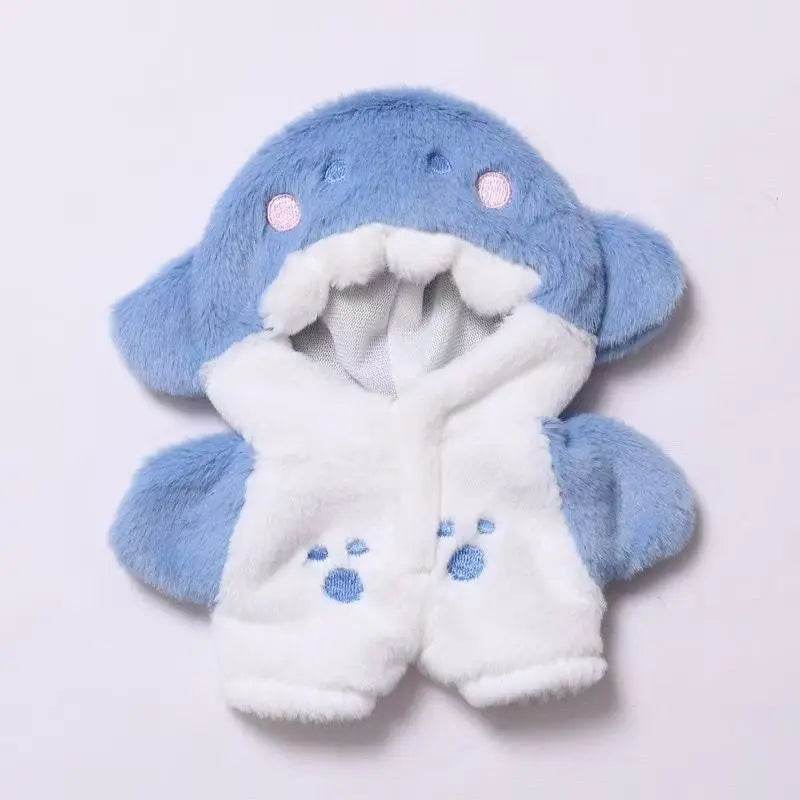Labubu Clothes Doll Shark Cute Cartoon Toy Baby and Plush Outfit - LaBuBu