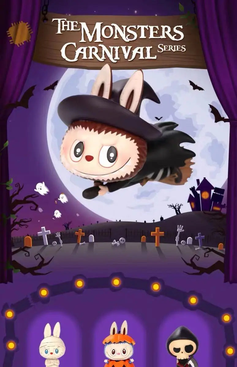 Labubu Halloween Monster Carnival Series Pendant LaBuBu Dolls