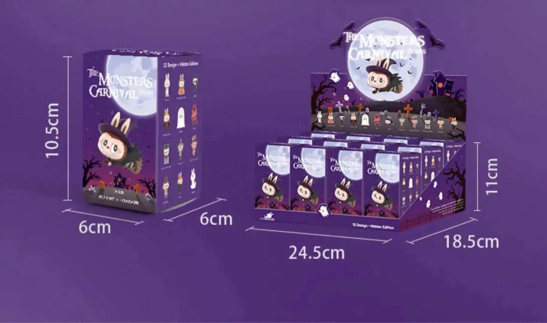 Labubu Halloween Monster Carnival Series Pendant LaBuBu Dolls