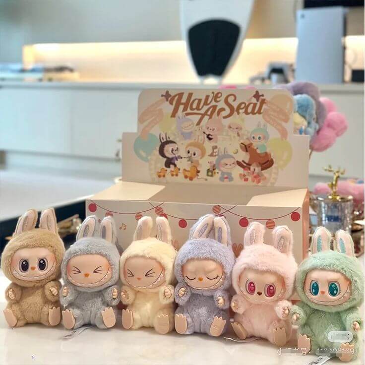 The Monsters Authentic Have a Seat Vinyl Plush Pendant Blind Box V2 (New, Sealed) 15cm | LaBuBu Dolls - LaBuBu