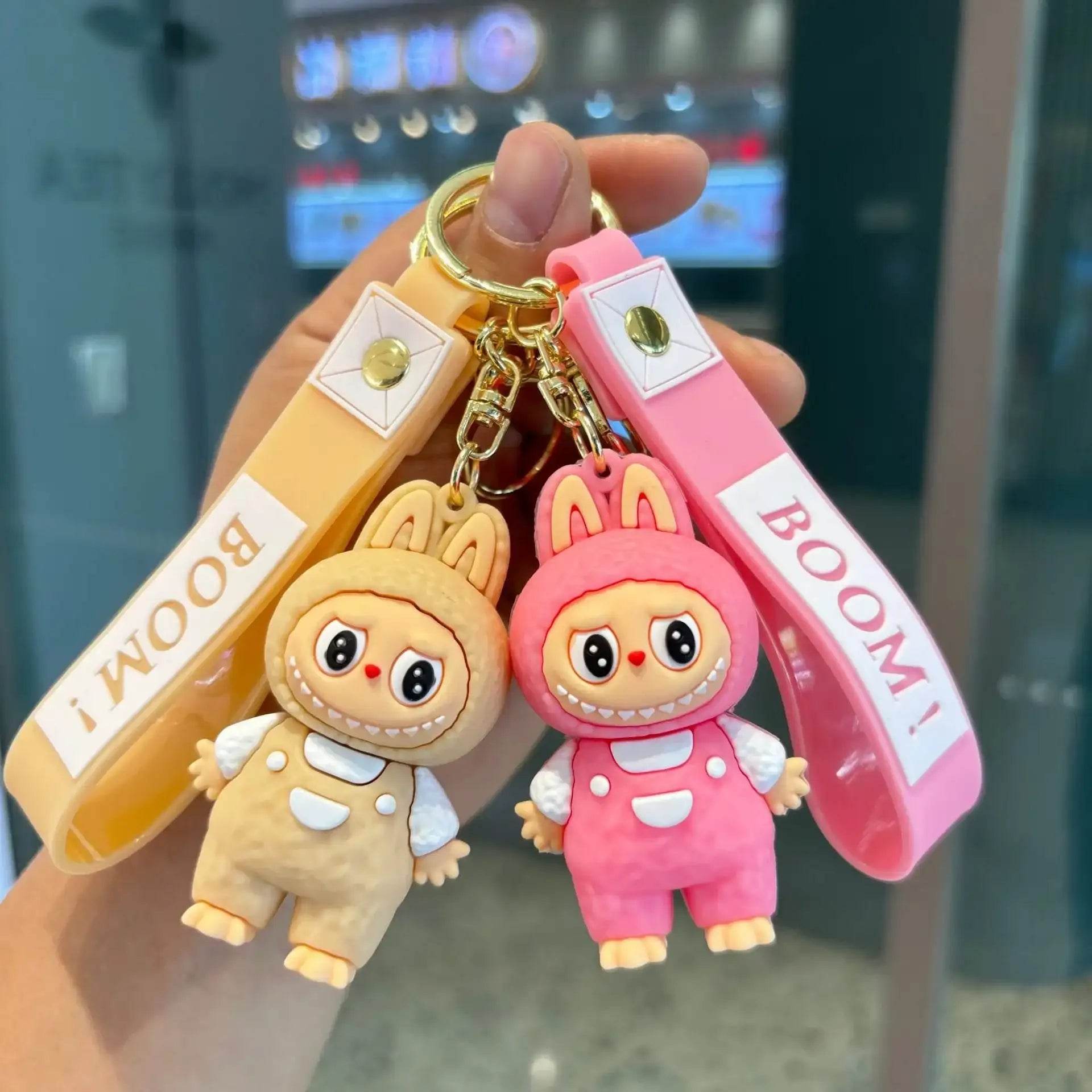 Labubu Keychain Cute Doll Mini Wristlet | LaBuBu Accessories - LaBuBu