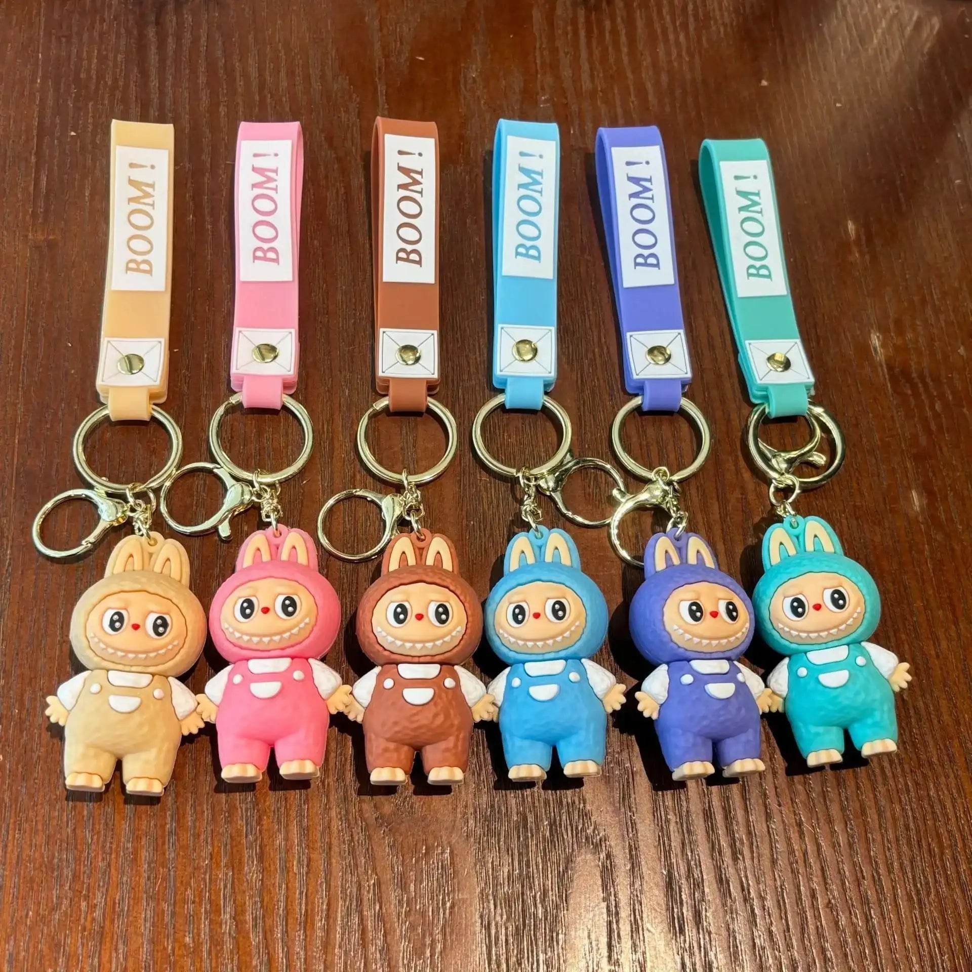 Labubu Keychain Cute Doll Mini Wristlet | LaBuBu Accessories - LaBuBu