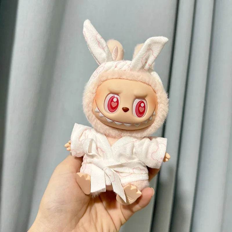 Labubu Clothes Cute Pajamas three piece to suit 15cm/17cm V1 V2 V3 - LaBuBu