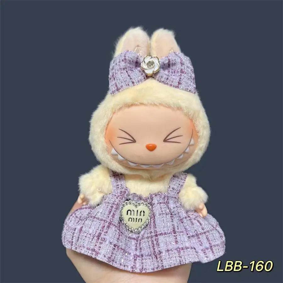 17cm Fashion Doll labubu Clothes Set Suitable for Boys Cute Plush Doll Clothes Suitable for Fashion - LaBuBu