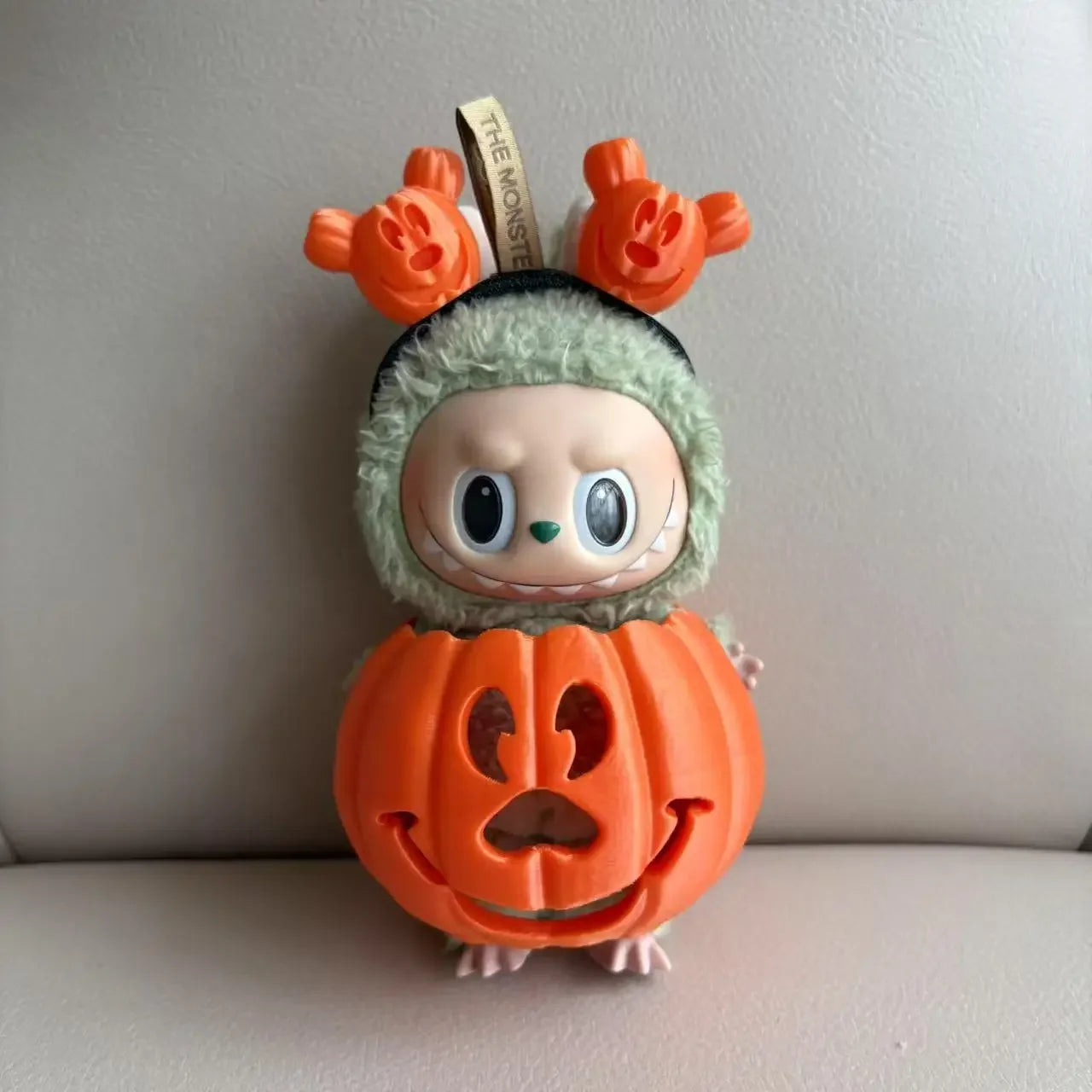Labubu Halloween Costume Pumpkin 3D Printed Halloween LaBuBu Clothes Outfit 15-17cm - LaBuBus Monster