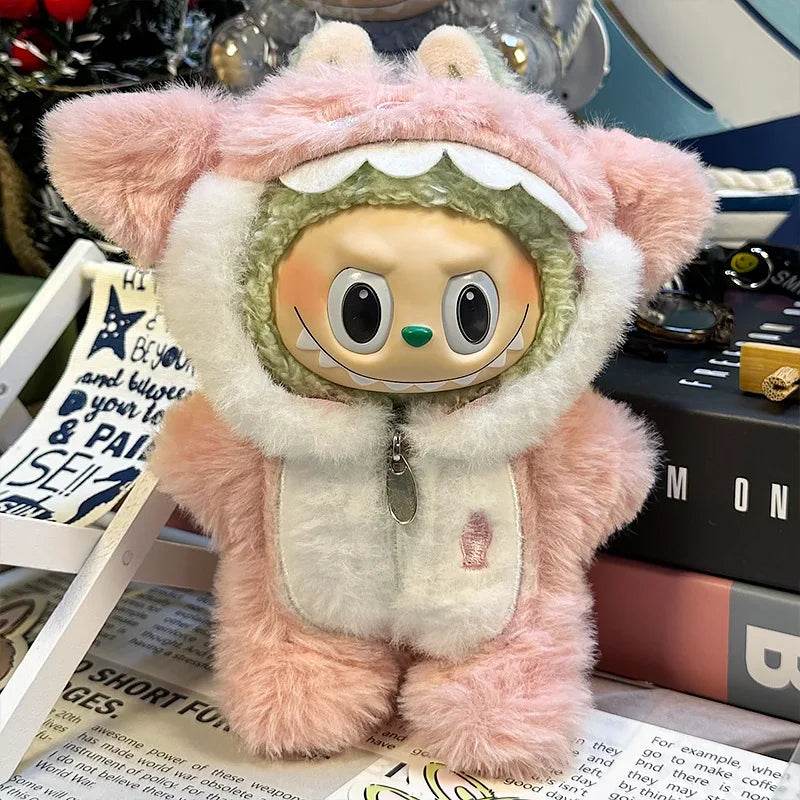 Labubu Clothes Cute Pajamas three piece to suit 15cm/17cm V1 V2 V3 - LaBuBu