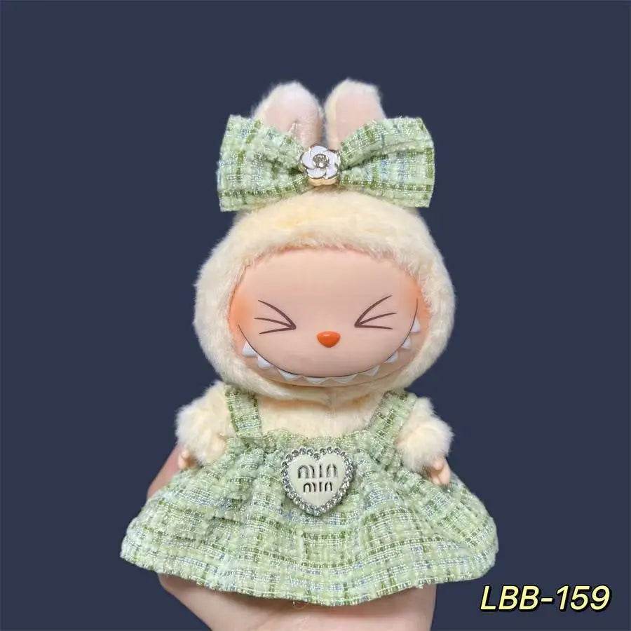 17cm Fashion Doll labubu Clothes Set Suitable for Boys Cute Plush Doll Clothes Suitable for Fashion - LaBuBu