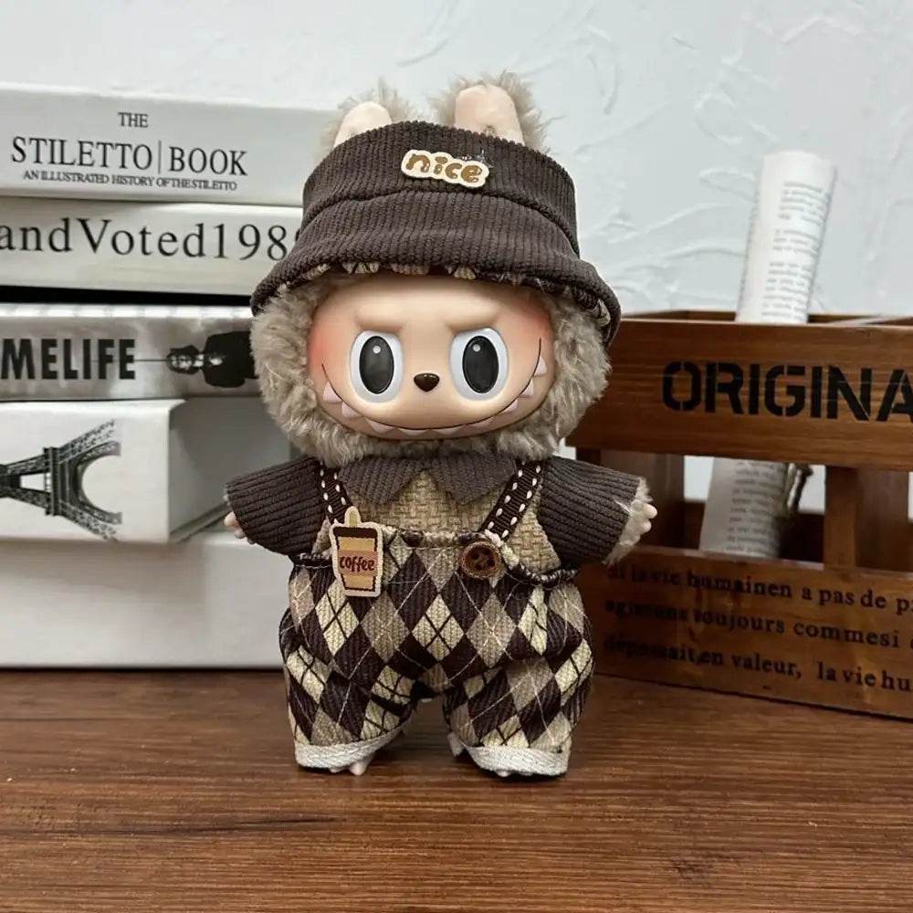 Fashion Clothes Hoodies Doll Clothes Color Match Hoodies Dolls Accessories For 17cm Labubu Doll Clothes Gift - LaBuBu