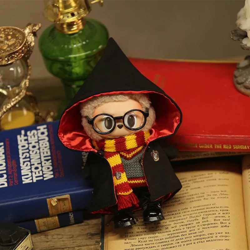 15-17cm Labubu Halloween Wizard School Uniform Full Set Harry Potter Inspired Hogwarts Outfit | LaBuBu Clothes - LaBuBus Monster