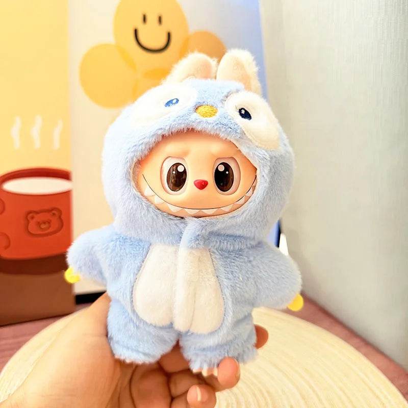 Labubu Clothes Cute Pajamas three piece to suit 15cm/17cm V1 V2 V3 - LaBuBu