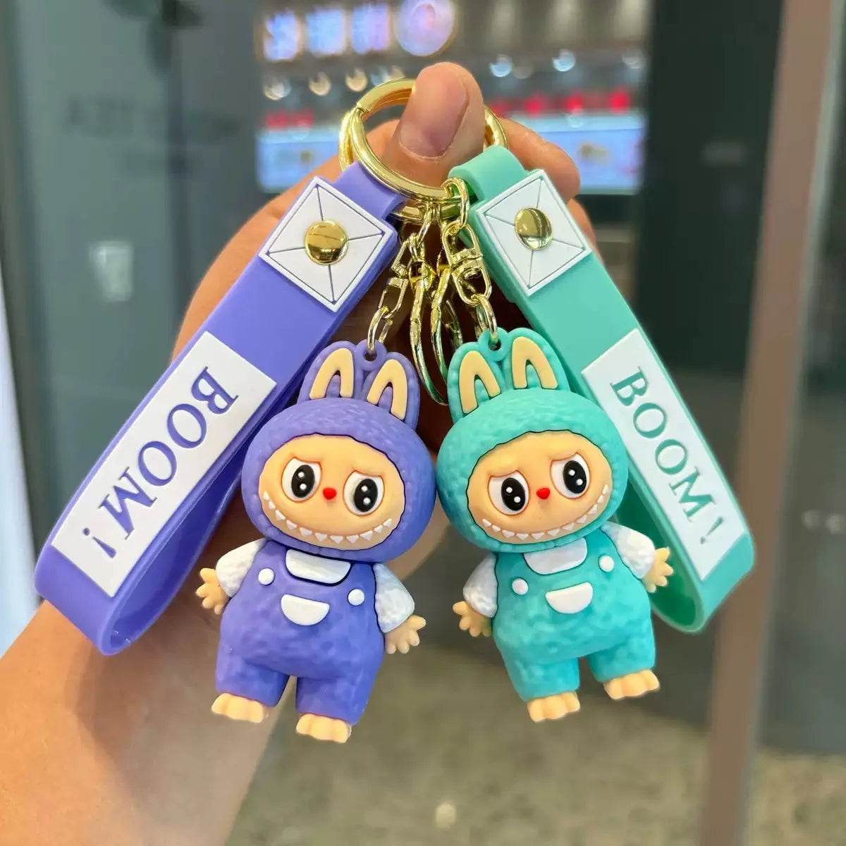Labubu Keychain Cute Doll Mini Wristlet | LaBuBu Accessories - LaBuBu