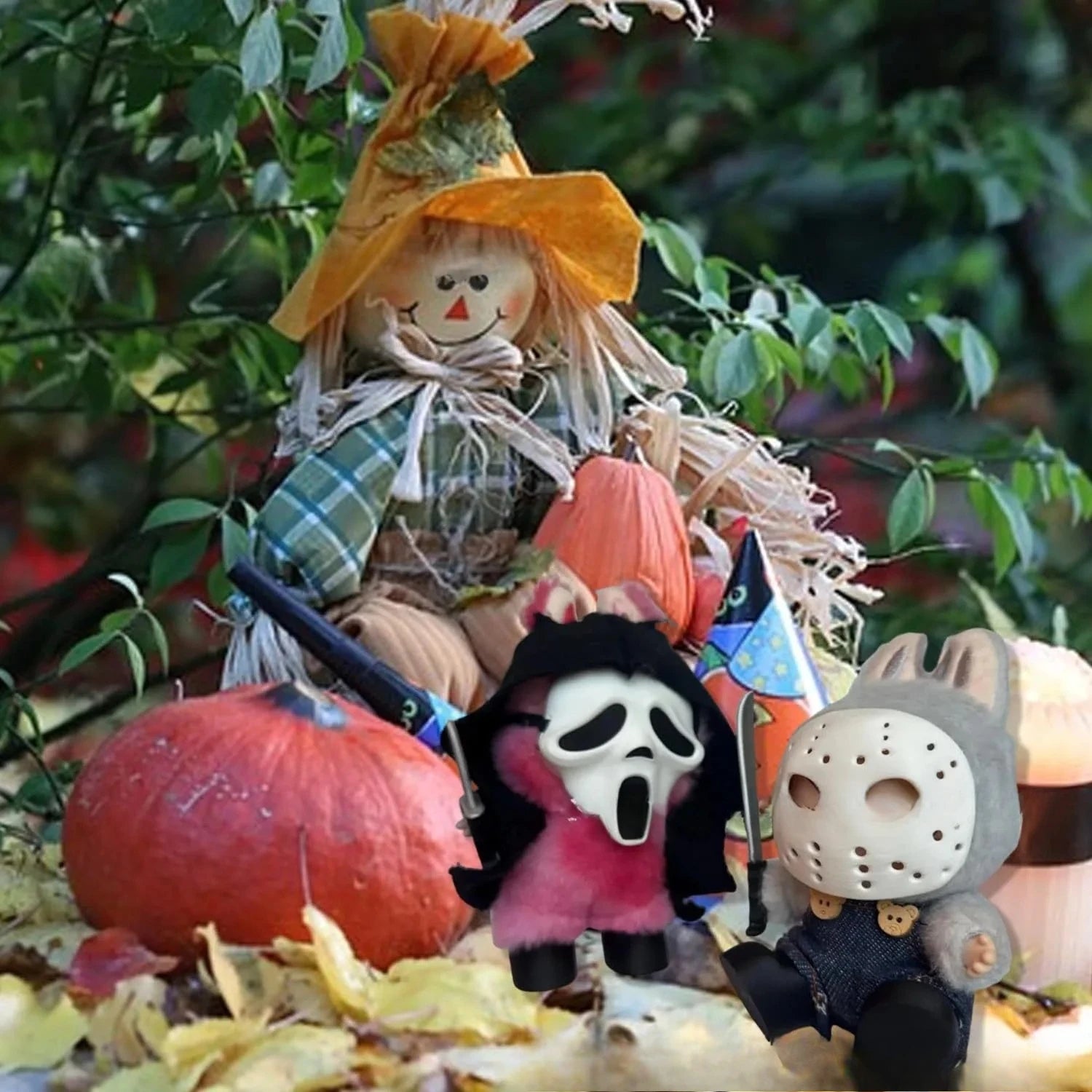Labubu Mask Halloween Horror Masks Outfits | LaBuBu Clothes