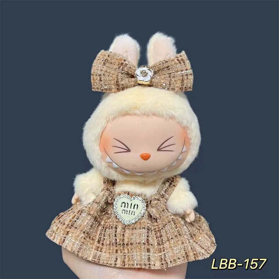 17cm Fashion Doll labubu Clothes Set Suitable for Boys Cute Plush Doll Clothes Suitable for Fashion - LaBuBu