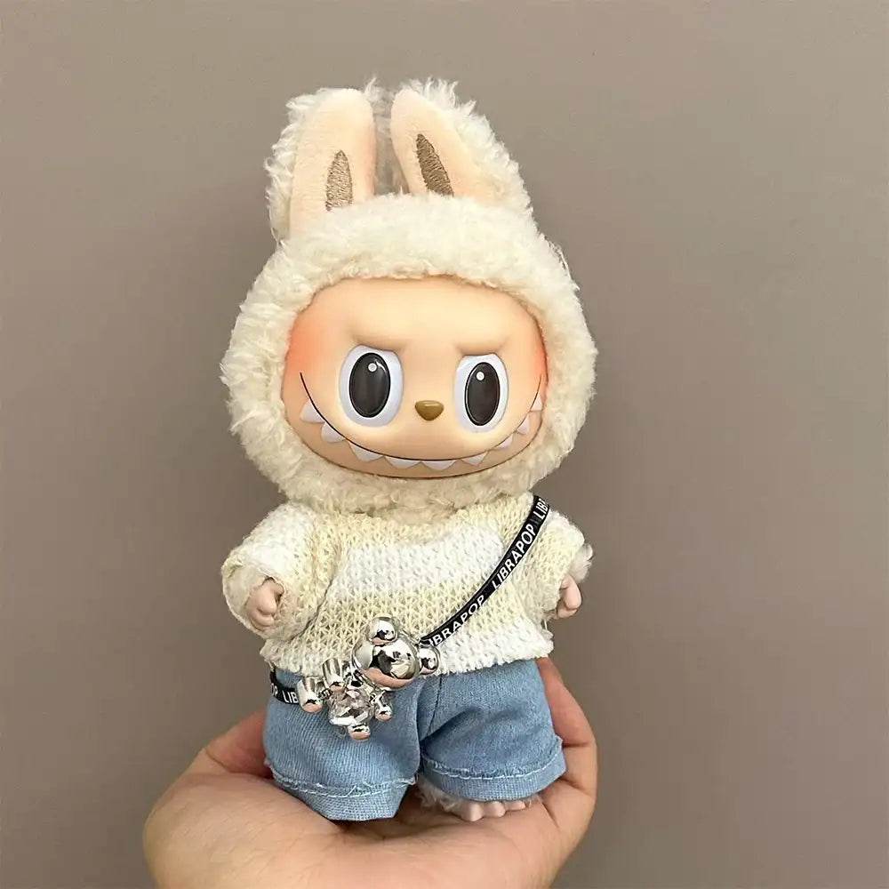 LaBuBu Clothes For 17cm Labubu Designer Suitable for V1 V2 V3 Labubu Pendants Cute Fashion Birthday Gift - LaBuBu