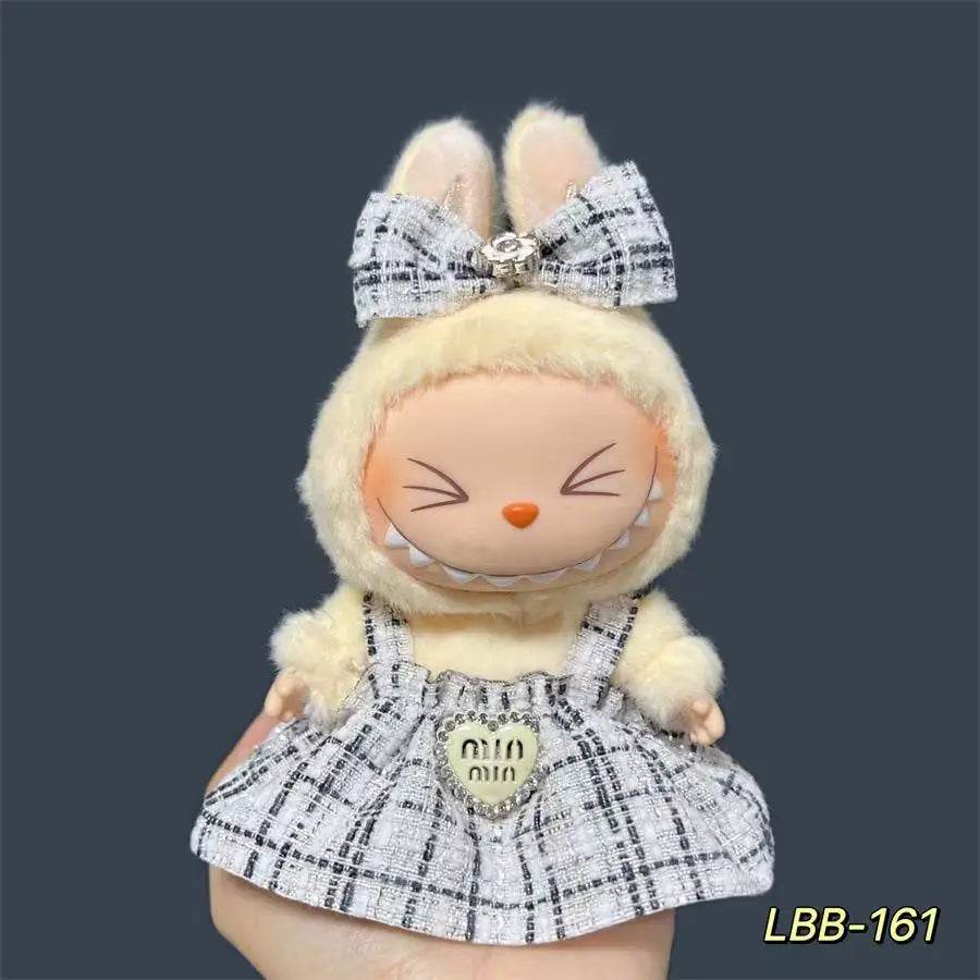 17cm Fashion Doll labubu Clothes Set Suitable for Boys Cute Plush Doll Clothes Suitable for Fashion - LaBuBu