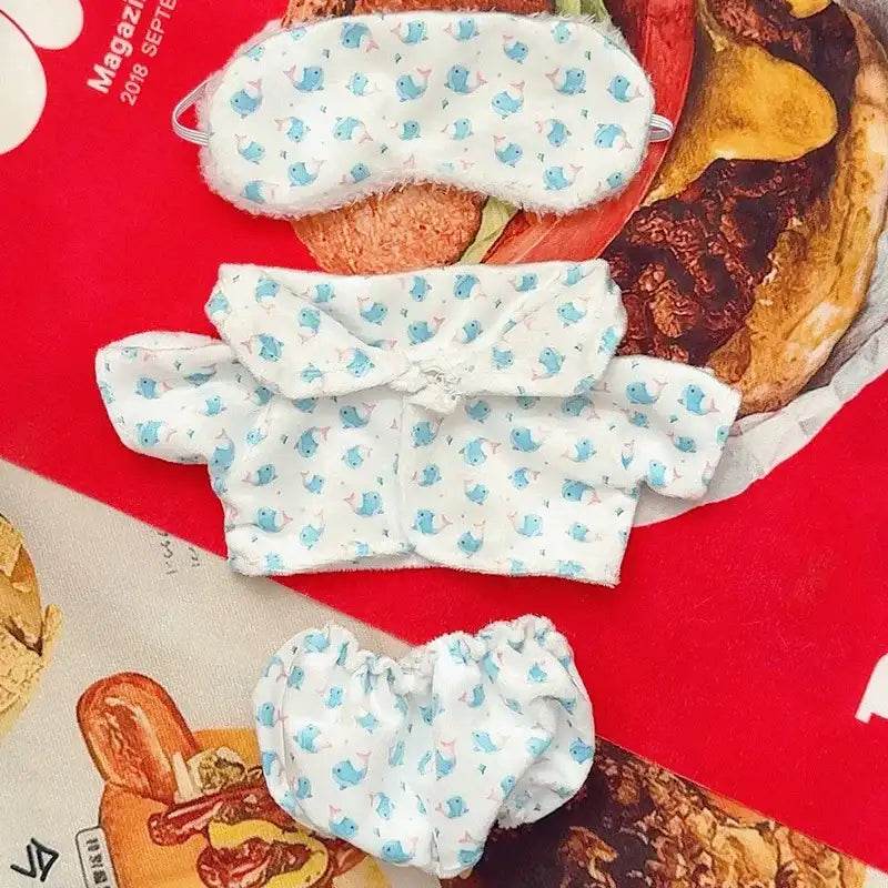 Labubu Clothes Cute Pajamas three piece to suit 15cm/17cm V1 V2 V3 - LaBuBu