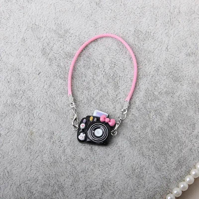 LaBuBu Clothes For 17CM Labubu Capibara 3 piece Set Jumpsuit Kawaii Headwear Camera - LaBuBu
