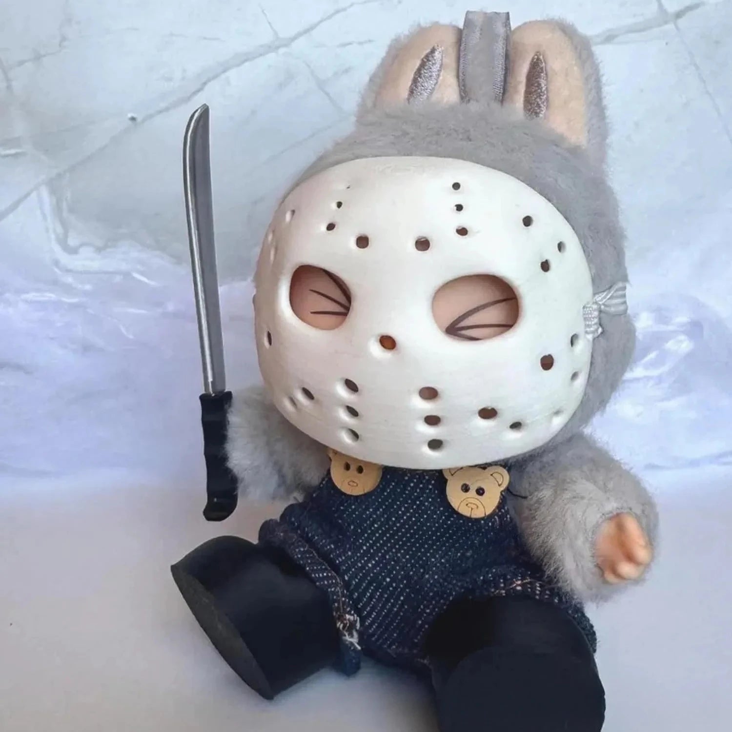 Labubu Mask Halloween Horror Masks Outfits | LaBuBu Clothes