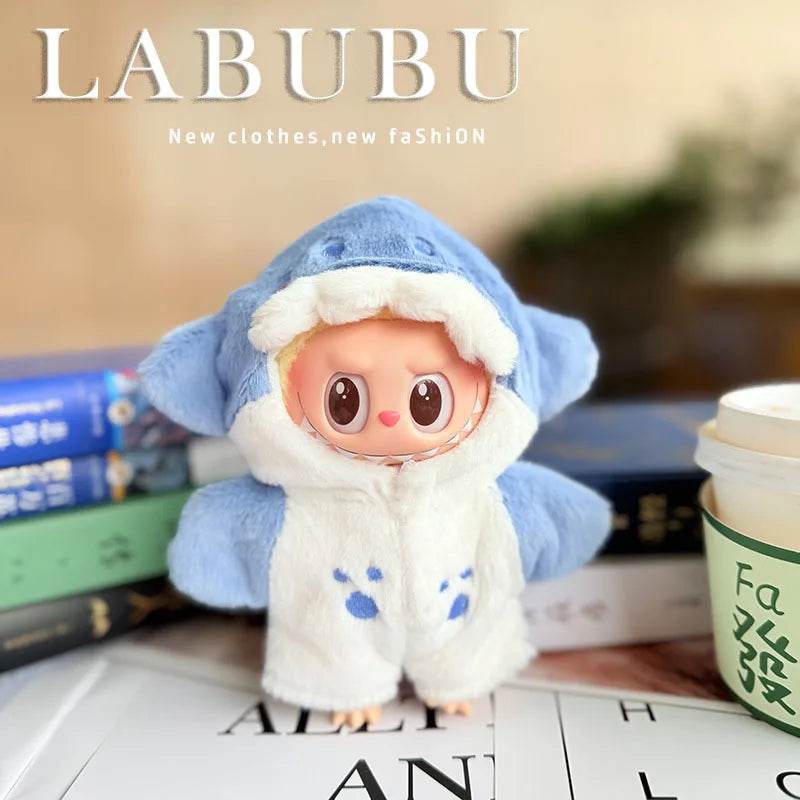 Labubu Clothes Cute Pajamas three piece to suit 15cm/17cm V1 V2 V3 - LaBuBu