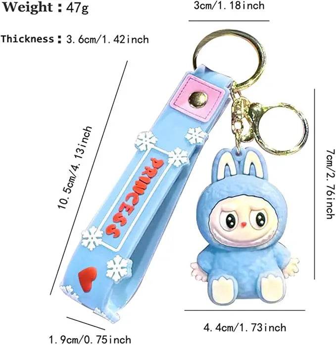 Labubu Keychain Cute Doll Mini Wristlet | LaBuBu Accessories - LaBuBu