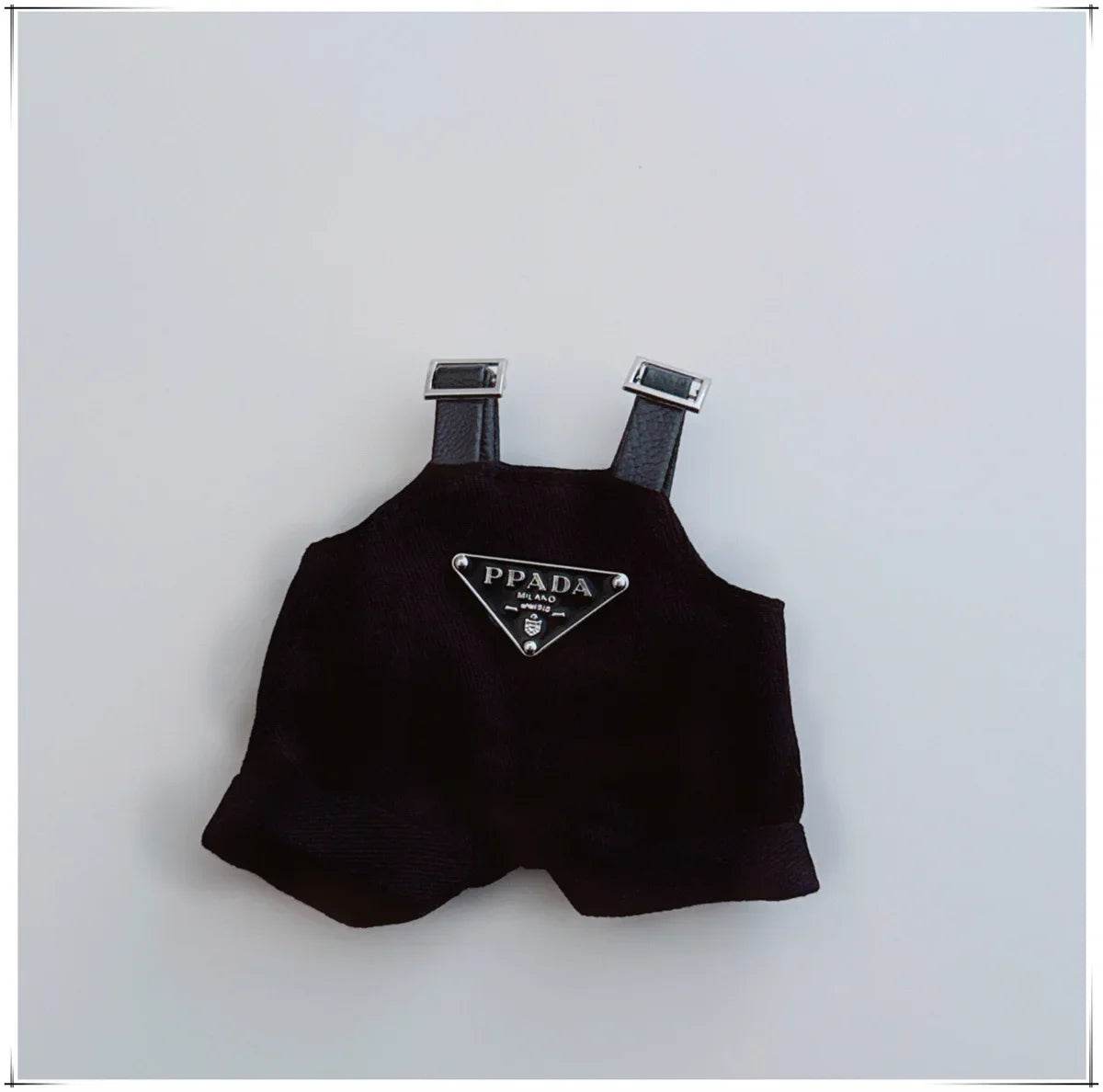 For 17cm v1v2 Labubu Clothes Labubu Sitting Party Hat Bib Pant Shoes Dolls Accessories Cute Decoration Game Toys - LaBuBu