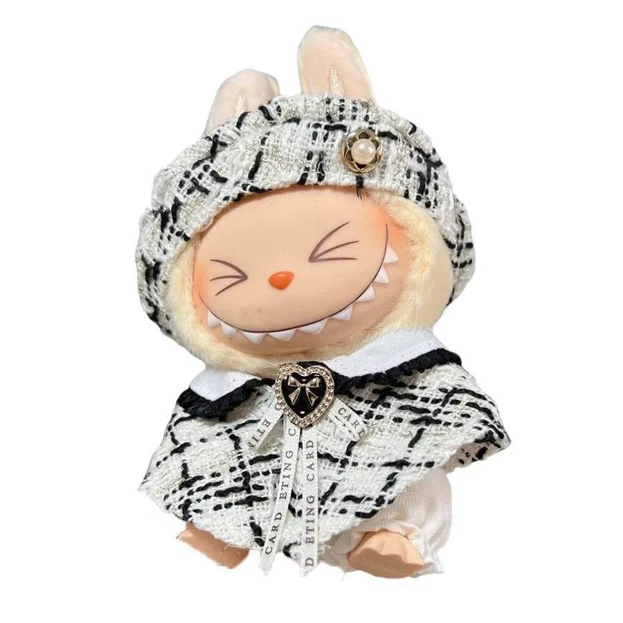 17cm Fashion Doll labubu Clothes Set Suitable for Boys Cute Plush Doll Clothes Suitable for Fashion - LaBuBu