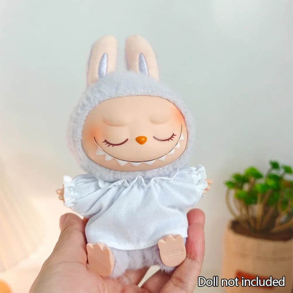17cm LaBuBu Clothes Outfit Accessories For Korea Kpop Exo Labubu Idol V1 V2 Strap skirt set Clothing Gift - LaBuBu