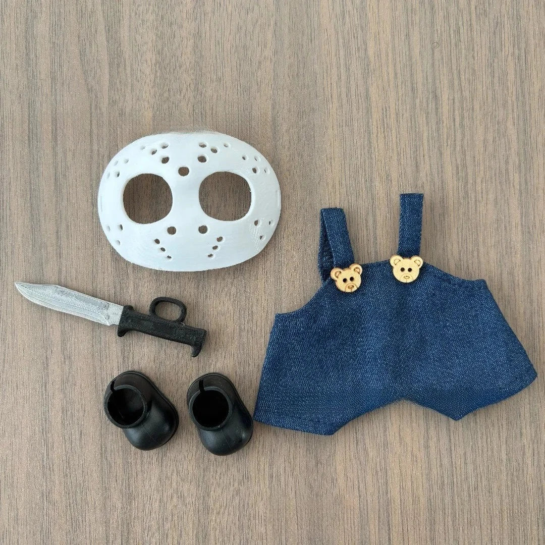 Labubu Mask Halloween Horror Masks Outfits | LaBuBu Clothes