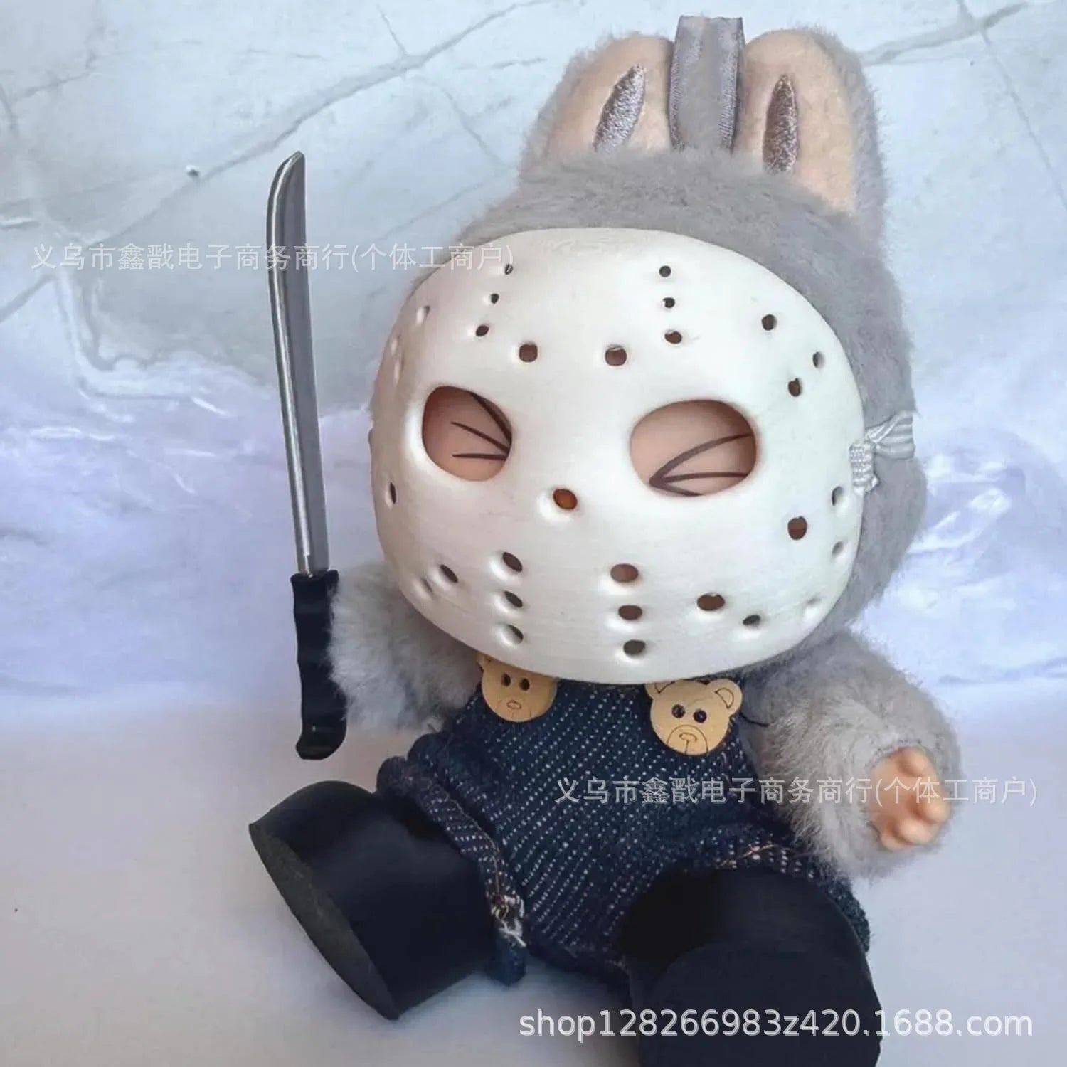 Labubu Mask Halloween Horror Masks Outfits | LaBuBu Clothes