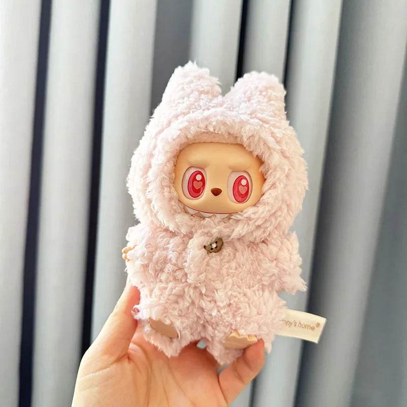Labubu Clothes Cute Pajamas three piece to suit 15cm/17cm V1 V2 V3 - LaBuBu