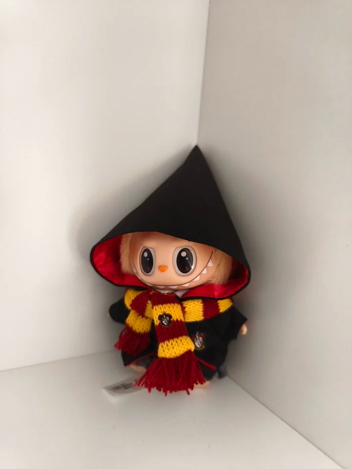 15-17cm Labubu Halloween Wizard School Uniform Full Set Harry Potter Inspired Hogwarts Outfit | LaBuBu Clothes - LaBuBus Monster