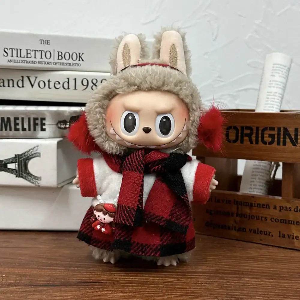 Fashion Clothes Hoodies Doll Clothes Color Match Hoodies Dolls Accessories For 17cm Labubu Doll Clothes Gift - LaBuBu