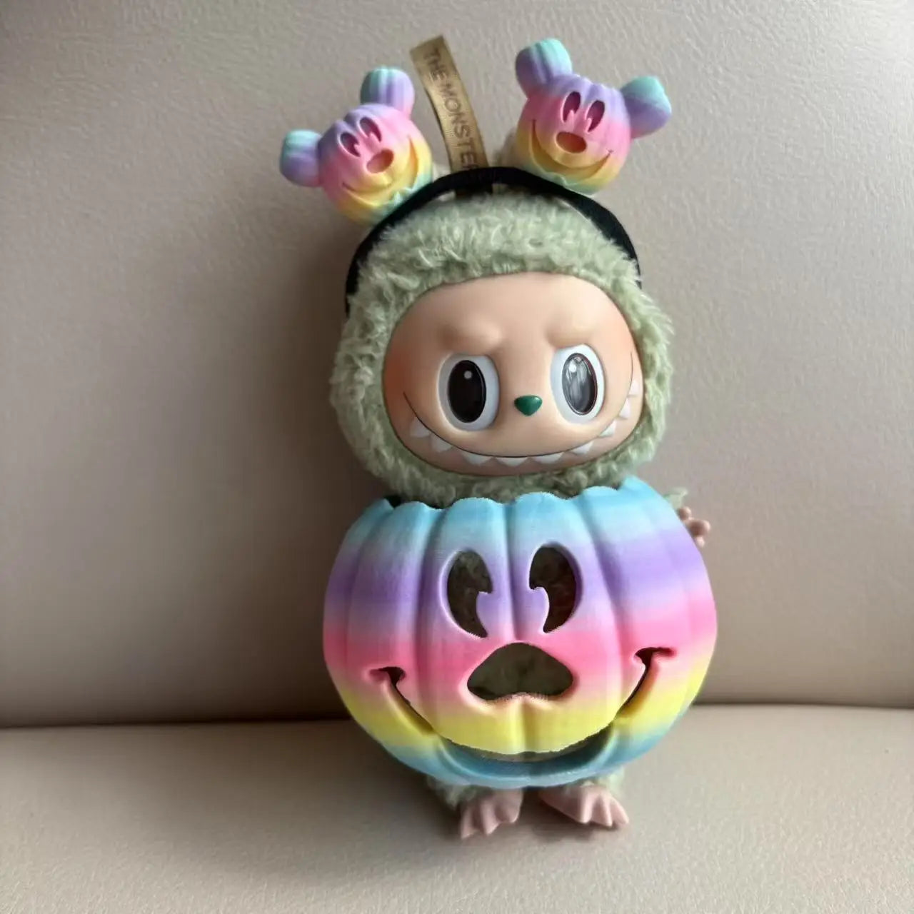 Labubu Halloween Costume Pumpkin 3D Printed Halloween LaBuBu Clothes Outfit 15-17cm - LaBuBus Monster