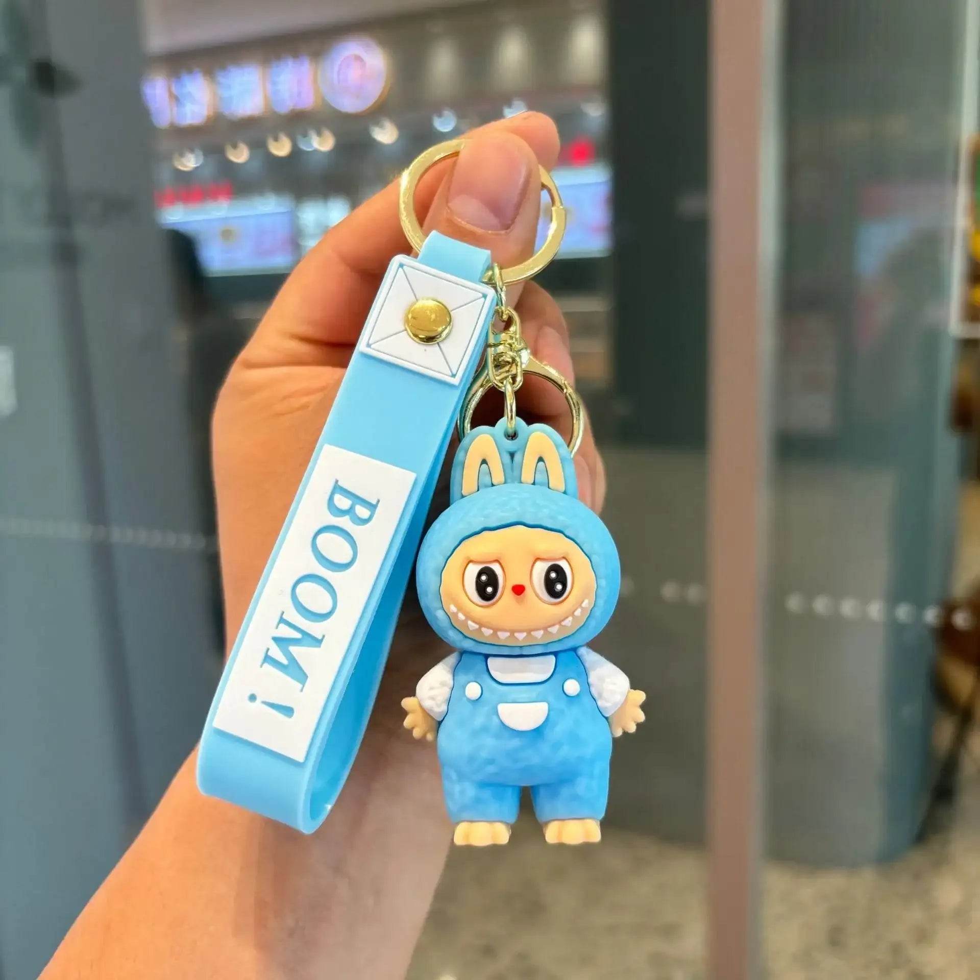 Labubu Keychain Cute Doll Mini Wristlet | LaBuBu Accessories - LaBuBu