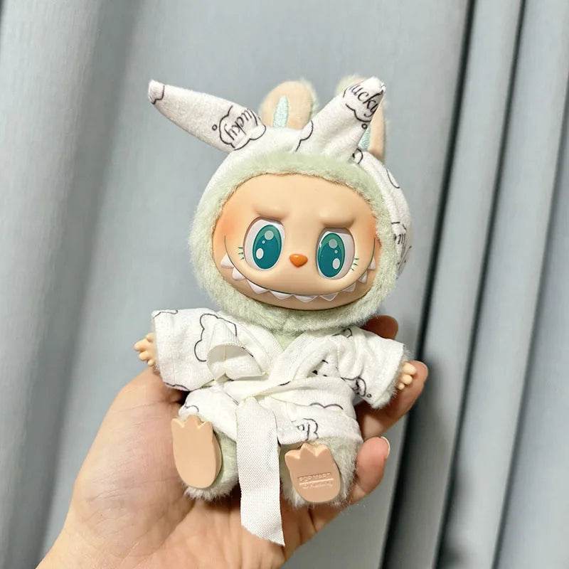 Labubu Clothes Cute Pajamas three piece to suit 15cm/17cm V1 V2 V3 - LaBuBu